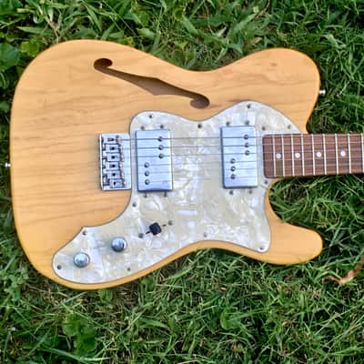 Vintage 1996 Fender Thinline Telecaster Natural Semi Hollow Custom Build NOS Relic Wide Ranges Featherweight 6.1 lb image 14