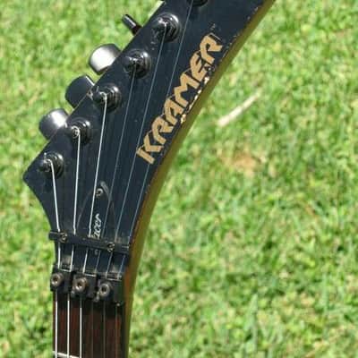USA Kramer Pacer Deluxe 1985 Candy Apple Red schaller pups floyd rose with freedom hard case image 7