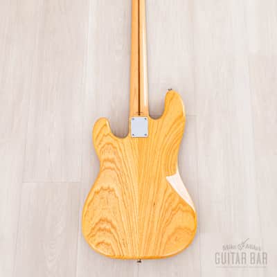1989 Fender Precision Bass ‘70 Vintage Reissue PB70-700 Natural Ash w/ Case, Japan MIJ Fujigen image 3
