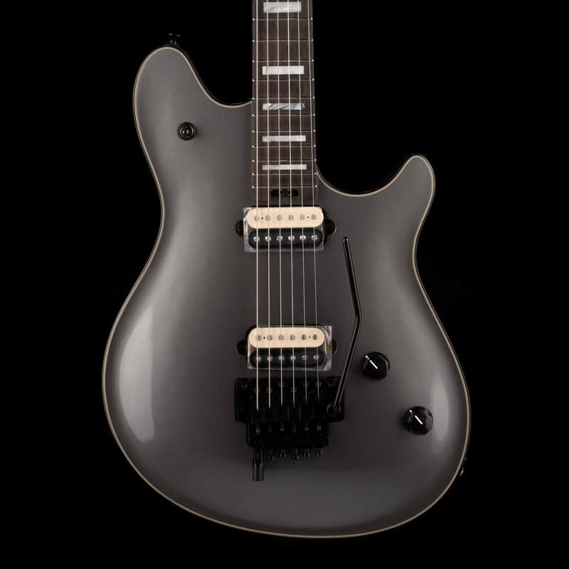 EVH Wolfgang USA Ebony Fingerboard Silver with Case - Serial # WG13742A - Demo image 1