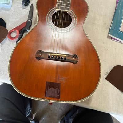 Washburn R319SWKK Solid Spruce/Trembesi Parlor Guitar 2016 - Natural image 9