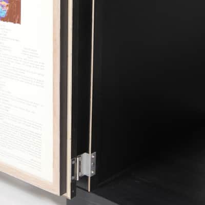 2 pcs IKEA Kallax Shelf Black Brown LP Art Frame Door for Vinyl Record Storage Cabinet / Cube Hack Custom Picture Album NowPlaying Music 33rpm 12" Clear Box Freaks Cover Jacket Decor Stand Display Ideas Mint Analog Disc Case Audio Unit Wood furniture Dj image 7
