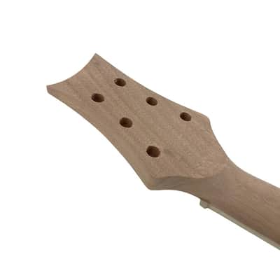 Electric Guitar Neck 22 fret 24.75 inch Mahogany Guitar Necks with Rosewood Fretboard Diamond Inlay (24.75inch) image 6