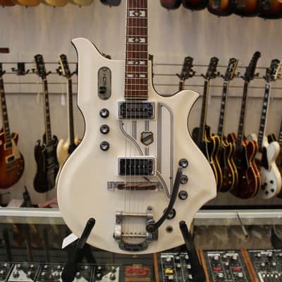 1965 National Glenwood 99 Snow White Electric Guitar image 1