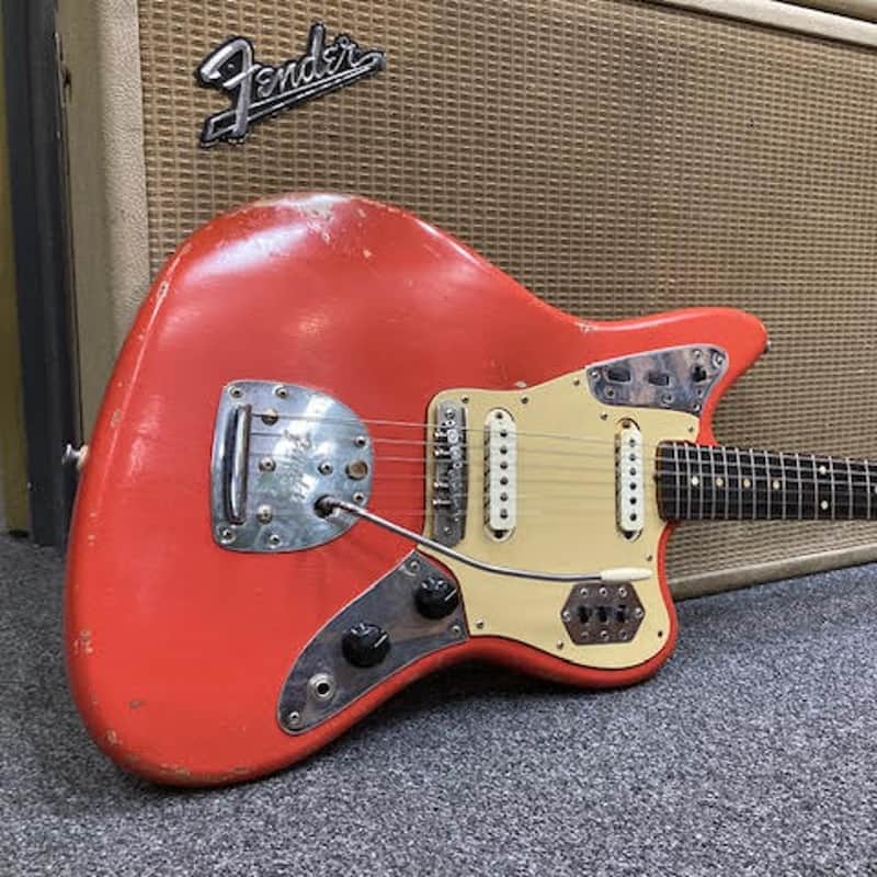 Fender Jaguar 1962 - Fiesta red refin - Good