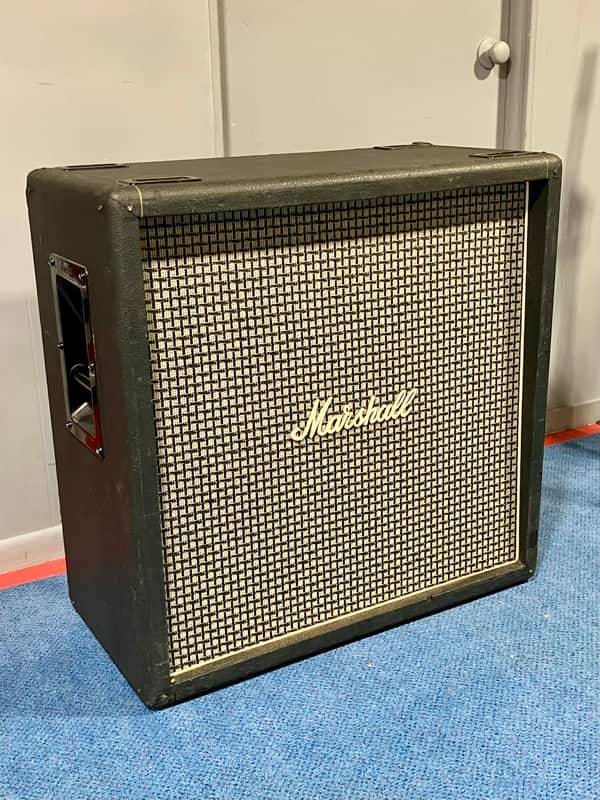 Marshall 1960B 4x12 Straight Cabinet: 1973, T1221s with pre-Rola Pulsonic "3" Cones image 1