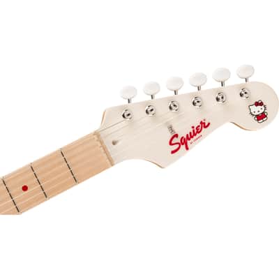 Squier Fender x Hello Kitty Stratocaster - White image 4