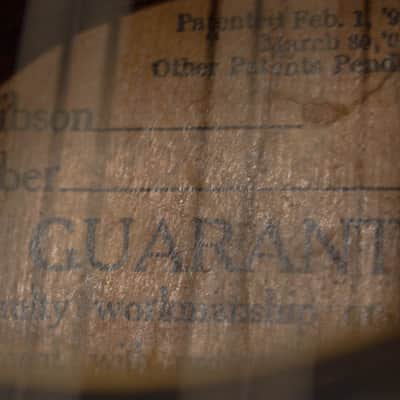 Gibson  Style A Snakehead Carved Top Mandolin (1925), ser. #79131, original black hard shell case. image 12