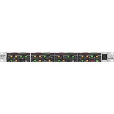 Behringer Multicom Pro-XL MDX4600 V2 Reference-Class 4-Channel Dynamics Processor, Bundle with 2x 10' XLR Microphone Cable image 3