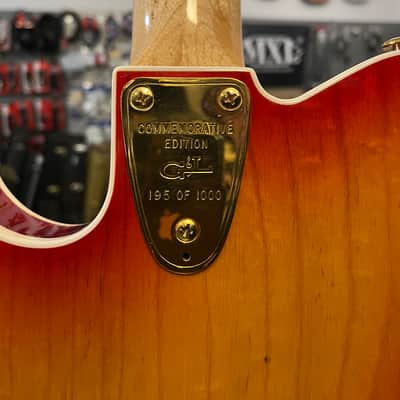 G & L ASAT Classic 1991 Commemorative  - Cherry Burst Ash image 9