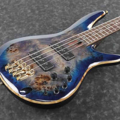 Ibanez SR2600-CBB Premium SR Electric Bass 4-String - Cerulean Blue Burst + Gig Bag image 10