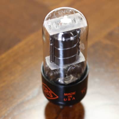 CBS 6V6GT - VT107 - BLACK PLATE - NOS - VINTAGE POWER TUBE image 3