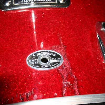 Vintage Niles Era Slingerland Drum set. 20, 13, 16. Late 60's early 70's. image 10