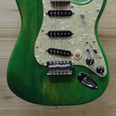 Jaku Limited Sour Apple Strat Style Electric Guitar image 1