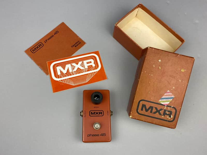 MXR Phase 45 Pedal, Block/Script Logo 1979 - Brown image 1