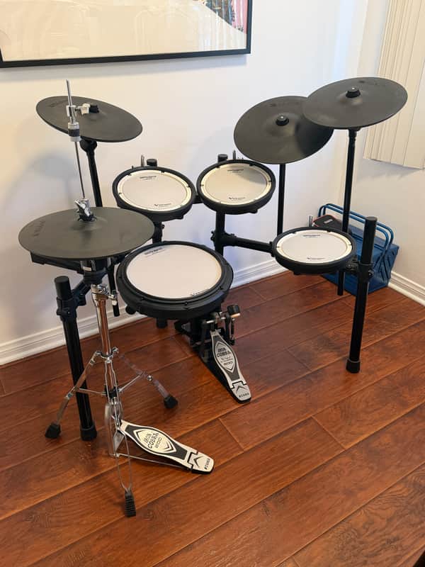 Roland TD-17KVX V-Drum Kit with Mesh Pads 2010s - Black image 1