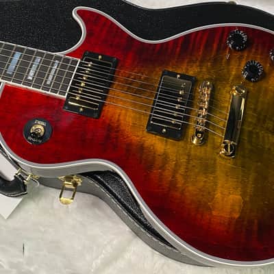 NEW! Gibson Les Paul Custom Axcess - Bengal Burst - ABSOLUTELY KILLER Flame! Only 8 lbs - Authorized Dealer - G07283 image 8