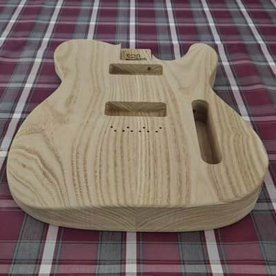 Woodtech Routing - 2 pc Catalpa - Arm & Belly Cut - Double P-90 Telecaster Body - Unfinished image 3