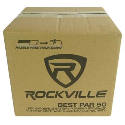 2 Rockville BEST PAR 50 Rechargeable Par Can Wash Lights w/Wireless DMX+RGBWA+UV image 13