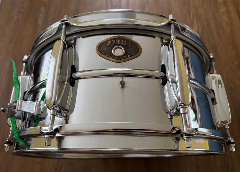 Tama Rockstar 14" x 6.5" Steel Snare Drum RS165 Evans Free Shipping image 1