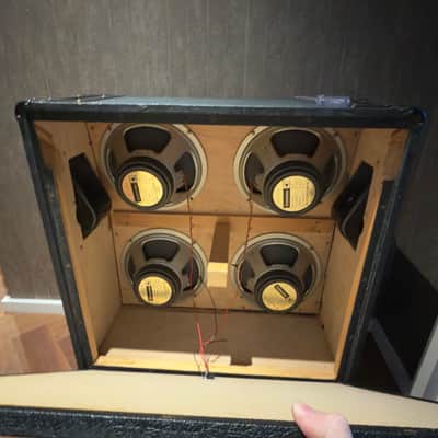 Marshall 1960A 4x12" Angled Cabinet (1978-1979) with G12M Blackbacks T1221 Kurt Mueller 1777 Cones image 7