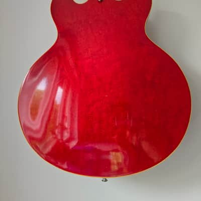 Luxor ES-335 Style Hollowbody – MIJ Lawsuit Era – Cherry Red – Professional Setup image 13