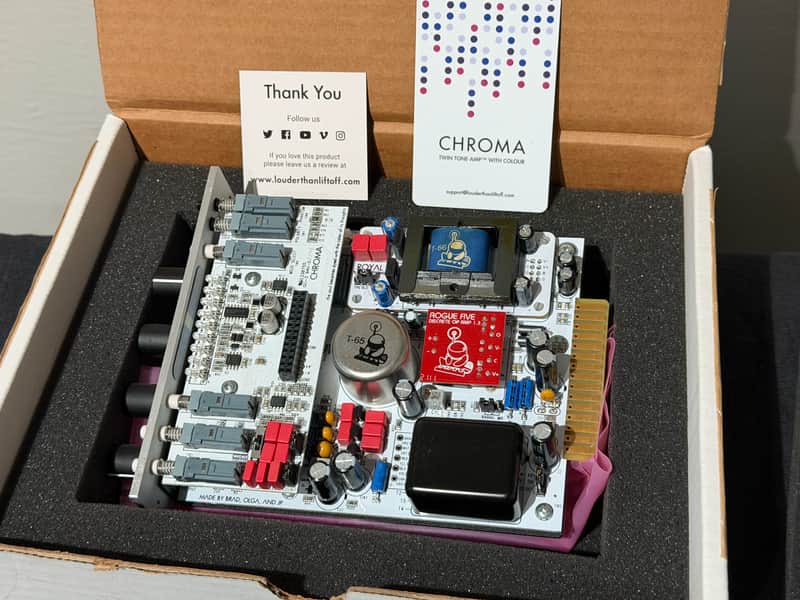 Louder Than Liftoff Chroma - Mic Preamp (500 Series) w/ Royal Blue Color Module (2 of 2) image 1