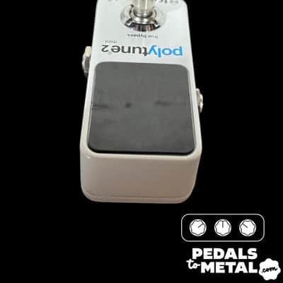 TC Electronic PolyTune 2 Mini Tuning Pedal 2010s - White X14361 image 3