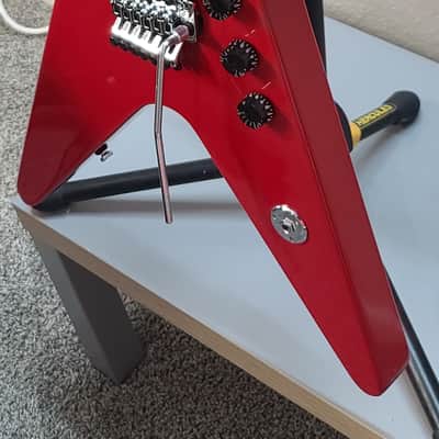 Washburn Dime 332 FLOYD ROSE TM conversion, B Law L500xl, Grovers, cust paint!2005 - Red image 6