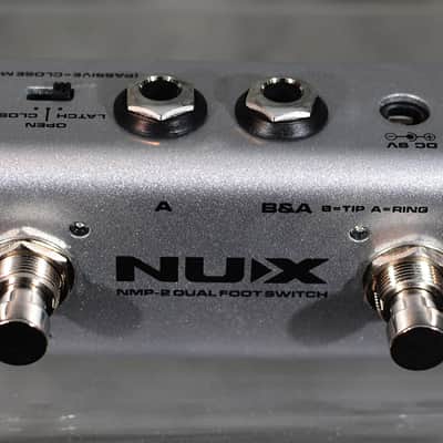 NuX NMP-2 Mini Dual Footswitch Latched or momentary for TAP control  w FAST n FREE shipping image 2