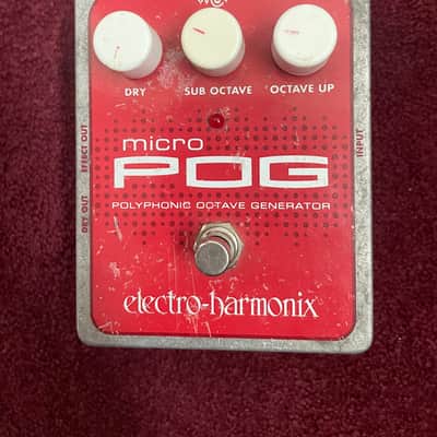 Electro-Harmonix Micro POG Polyphonic Octave Generator 2007 - Present - Red / Gray image 3