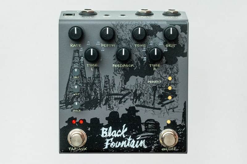 Old Blood Noise Endeavors Black Fountain Stereo Slate *Free Shipping in the USA* image 1