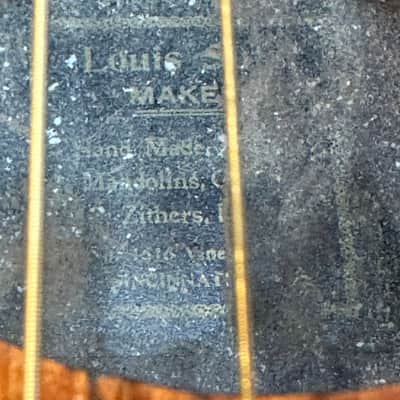 Louis Sutz Double Neck 1920 - Brazilian Rosewood image 15
