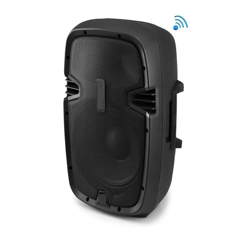 Bluetooth Remote Control PA Speaker System 2-Way 600 with 700W - Black image 1