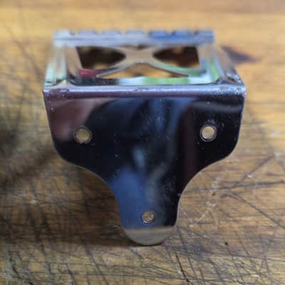 Vintage 1965 Harmony Airline Silvertone Stella Guitar Tailpiece Luthier Parts #5 image 4