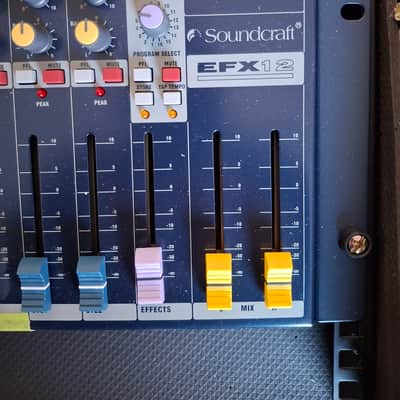 SOUNDCRAFT EFX mixer with Road Case EFX12 around 2015 image 4