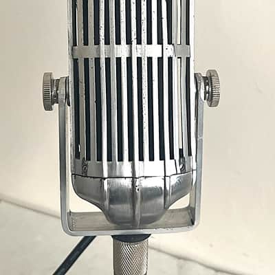 1940's era AMERICAN D9T Dynamic dual-element Microphone w/stand & cable image 1