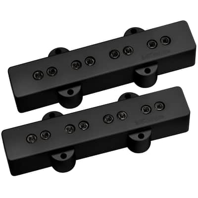 DiMarzio DP123BK Model J Neck & Bridge Set - Black image 3