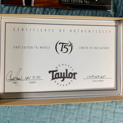 Taylor T5z First Addition 2013 - Koa custom image 11