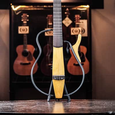 2000s Yamaha SLG-100N Silent Guitar natural image 2