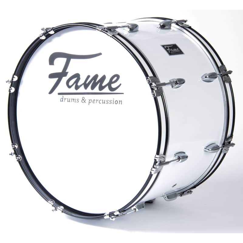 Fame Marching BassDrum 24"x12" with strap and beaters - Marching bass drum image 1