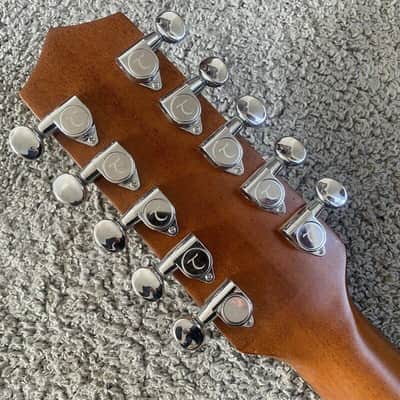 Natural 10 String Acoustic Electric Guitar, Spruce Top, Mahogany Body, Rosewood Fingerboard image 14