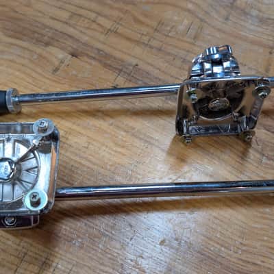 Tama Rockstar/superstar Bass drum leg pair. - Chrome image 3