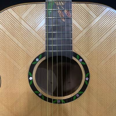 Blueberry Baritone Acoustic Guitar - Handmade and Build to Order image 14