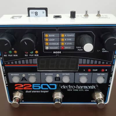 Electro-Harmonix 22500 Dual Stereo Looper with Foot Controller 2015 - Present - Black image 6