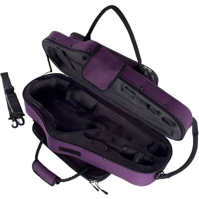 Protec Alto Saxophone Case - MAX, Contoured Purple image 2