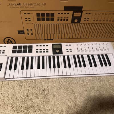 Arturia KeyLab Essential 49 MkIII MIDI Controller 2023 - Present - White image 2