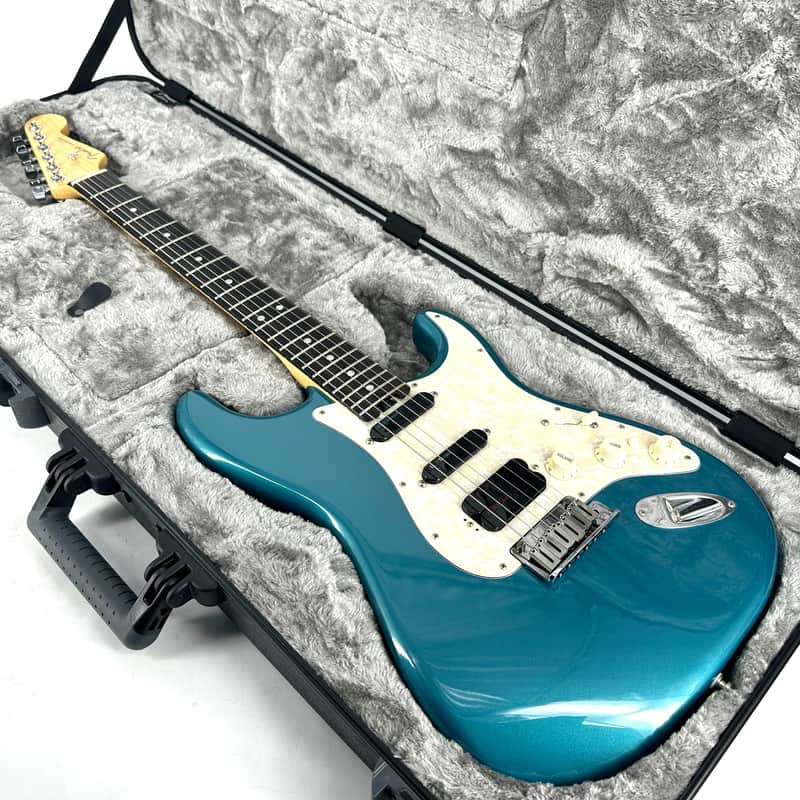 2017 Fender American Elite HSS Stratocaster - Lace Sensor Pickups – Ocean Turquoise image 1