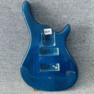 Glossy Blue 5/6 String Bass Basswood Body image 1