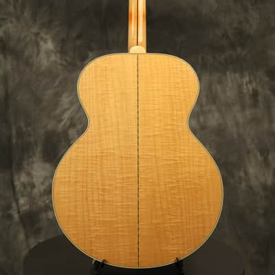 1962 Gibson J-200 Natural/BLONDE with highly figured flame maple back + sides image 18